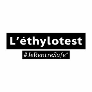 éthylotest #jerentresafe sans ballon personnalisable