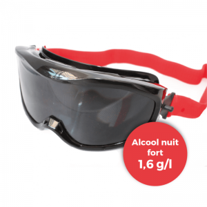 Lunette de simulation alcool nuit fort : 1,4 à 1,6 g/l