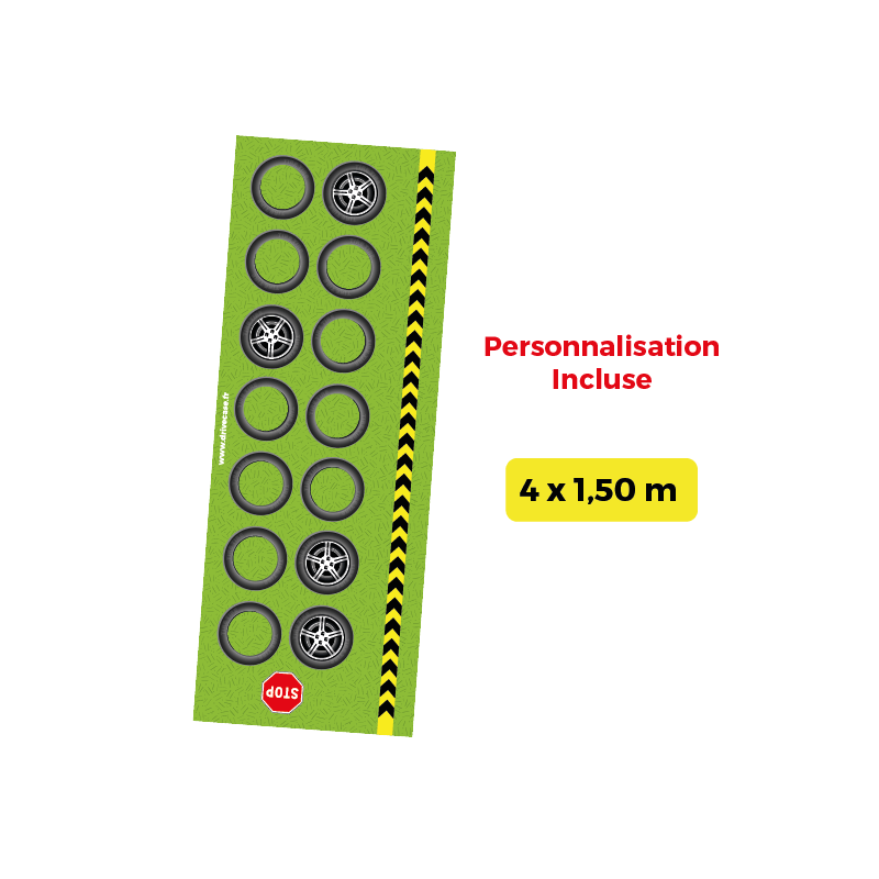 Parcours de sensibilisation aux risques routiers à utiliser avec des lunettes de perturbation.