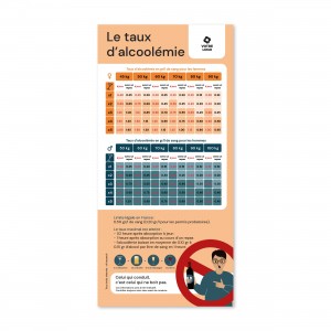 flyer sensibilisation dangers de l'alcool au volant