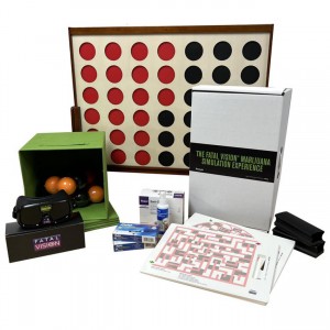 Kit complet lunettes cannabis avec 3 activités FatalVision®