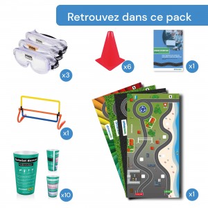 Kit de sensibilisation à l'alcool avec matériels pédagogiques.